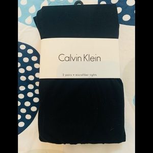 NWT - Calvin Klein Microfiber Tights